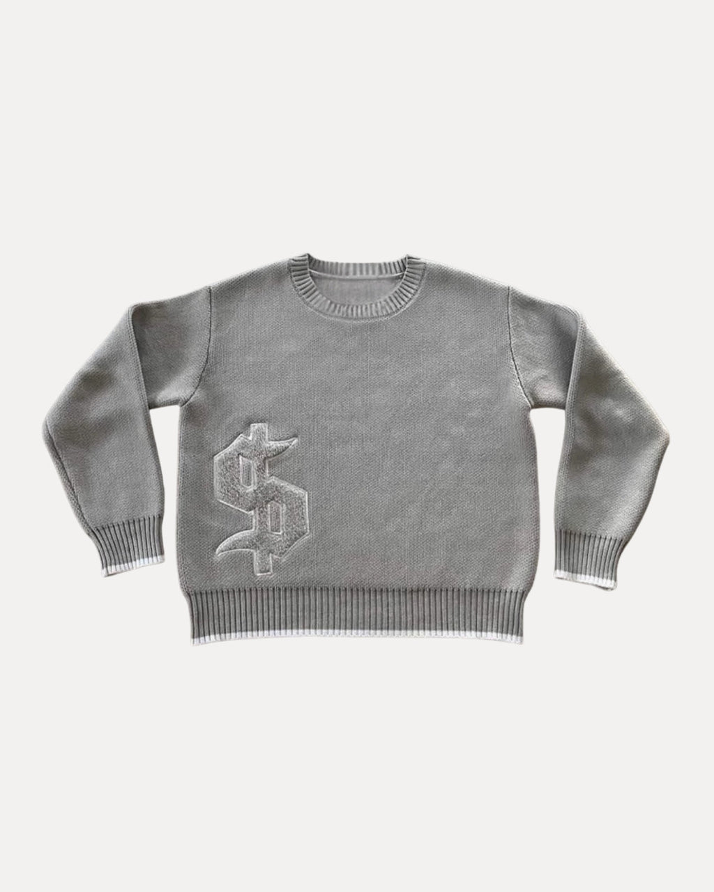 "DOLLAR" KNIT SWEATER