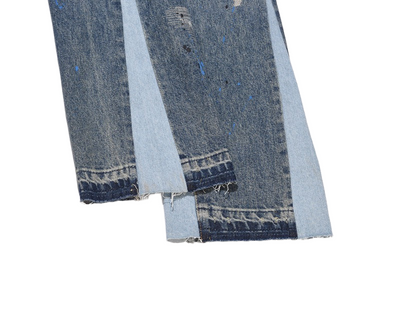 "Wavy" Flared Denim