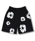 "Flower" Shorts Black
