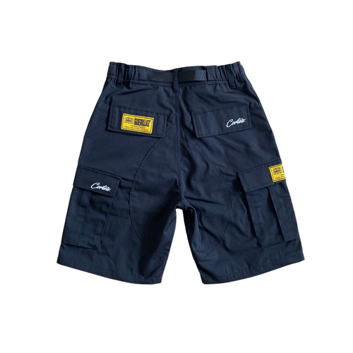 "Alcatraz" Cargo Shorts Black